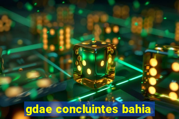 gdae concluintes bahia